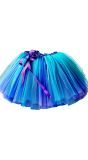 Blauw Groen Paarse Tutu met Binnenzak