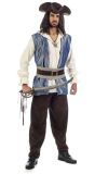Blauw Jack Sparrow Kostuum