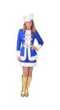 Blauw Russisch Carnavals Pak Dames