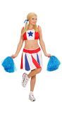 Blauwe Cheerleader Pom Pom