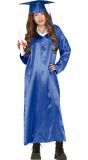 Blauwe Graduates Kostuum Meisjes 14-16 Jaar