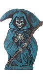 Blauwe Grim Reaper Nep Grafsteen