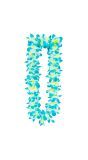 Blauwe Hawaii Bloemenketting