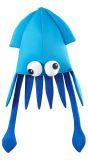 Blauwe Inktvis Hoed Carnaval