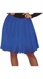 Blauwe Lange Tutu Dames 60cm