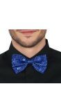 Blauwe Pailletten Strik
