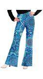 Blauwe Retro Broek Dames