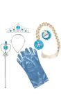Blauwe Sneeuwprinses Sieraden Set