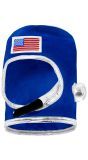 Blauwe Stoffen Astronaut Helm