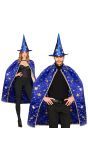 Blauwe Tovenaar Cape met Sterren