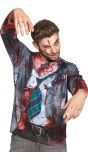 Bloederige Zombie Student Shirt