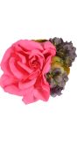 Bloem Haarclip Roze Oktoberfest Trachten