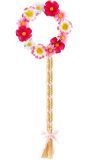Bloemen Hoofdband met Staart