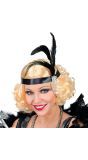 Blonde 20's Pruik met Hoofdband