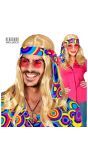 Blonde Disco Pruik met Hoofdband