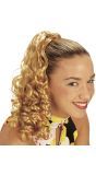 Blonde Haarextensie met Krullen