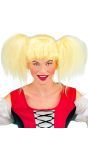 Blonde Heidi Tiroler Pruik