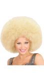 Blonde Maxi Afro Pruik