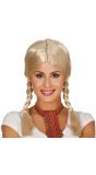Blonde Tiroler Heidi Pruik