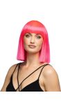 Bob Pruik Dames Neon Roze