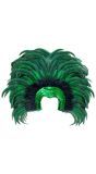 Braziliaanse Veren Hoofdtooi Groen