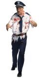 Britse Zombie Politie Kostuum Heren Halloween