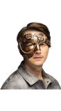 Bronzen Steampunk Opera Masker
