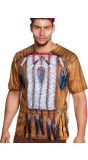 Bruin Indianen Shirt Heren
