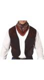 Bruin Nepleren Cowboy Vest