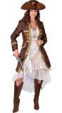 Bruin Piratenmantel met Knopen