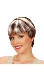 Bruin Witte Chanel Pruik