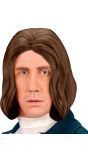Bruine Amadeus Pruik