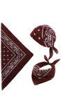 Bruine Biker Bandana