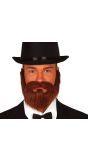 Bruine Edelman Baard met Snor