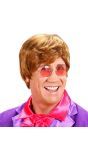 Bruine Elton John Pruik