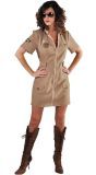 Bruine Gevechtspiloot Jurk Dames