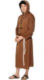 Bruine Heren Monnik Kostuum