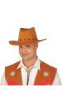 Bruine Hoge Cowboyhoed