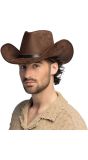 Bruine Hoge Rodeo Cowboyhoed