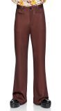 Bruine Jaren 70 Heren Broek