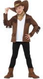 Bruine Jongens Sheriff Kostuum