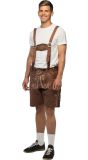Bruine Lederhose Heren Oktoberfest