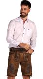 Bruine Leren Korte Lederhose Oktoberfest Heren