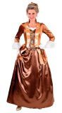 Bruine Markiezin Jurk Dames