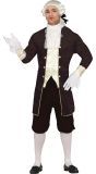 Bruine Marquis Kostuum Heren