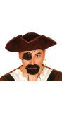 Bruine Nepleren Piraten Hoed