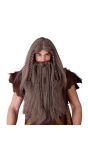 Bruine Noormannen Pruik