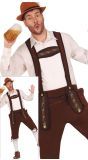 Bruine Oktoberfest Lederhosen Heren