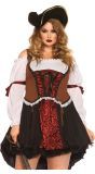 Bruine Piraat Dames Plus Size