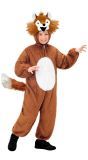 Bruine Pluche Vos Jumpsuit Kind